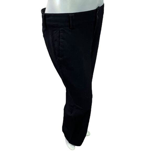 Banana Republic Women's Black Wool Dress Pants Size 10 Cuffed Bootcut Career Y2K - Picture 16 of 16